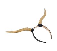 MUCKLILY Bandeau Gothique en Corne D’antilope Couleur Bronze, Accessoire Coiffure Halloween Femme, Bandeau Costume Cosplay, Serrage-tête Décoratif Taille Unique, Soirée Déguisement