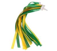 MUCKLILY Banderoles de Guidon Colorées pour Vélo et Trottinette, Paire de Rubans en Polyester Faciles à Installer pour Décoration et Habillage des Poignées