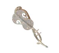 MUCKLILY Barrette à Cheveux Pipa Torsades Décoratives 1 Pièce Métallique Cheveux Fins et Épais Accessoire de Coiffure Pratique pour Parties et Événements