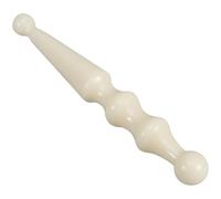 MUCKLILY Bâton de Massage Manuel Couverture Complète des Points D'acupuncture en Résine Abs Beige Forme Rétro Traditionnelle pour Pied pour Soin Spa Relaxant