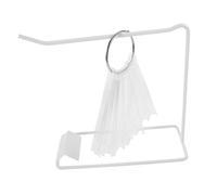 MUCKLILY Bâtonnets pour Nail Art avec Support Fer Anneau Éventail Palette de Couleurs pour Vernis Gel Présentoir Échantillons pour Nail Art