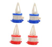 MUCKLILY Bec verseur avec couvercle pour boîte à boissons 2,4 pouces bouche d'extension pour cartons de lait et de jus en silicone facile à nettoyer pour la cuisine et la maison