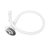 MUCKLILY blanc de 136 m pour défroisseur Tube et buse en PVC et nylon haute résistance thermique Accessoires de rechange pour repassage professionnel