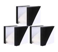 MUCKLILY Boîte à Montres Organisateur Compact et Élégant 3 Pièces en Plastique Transparente pour Montres et Bijoux, pour Voyage et Table de Maquillage