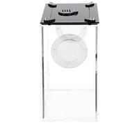 MUCKLILY Boîte à Reptiles Multifonctionnelle en Acrylique Transparent, Terrarium Portable Ventilation Stable, Taille Moyenne pour Lézards, Serpents et Araignées, Accessoires D’élevage