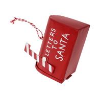 MUCKLILY Boîte Aux Lettres de Noël pour Décorations de Sapin Ornement Père Noël pour Lettres Accessoire pour Ambiance Hivernale