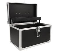 MUCKLILY Boîte de Rangement Outils Multifonction Grosse Taille 30x18x19 Cm, Coffret Magicien Intérieur Étanche, Structure en Aluminium et Coins Renforcés, Mallette Portable pour Stockage