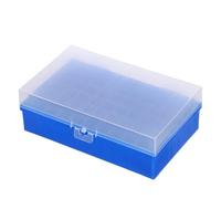 MUCKLILY Boîte de Rangement Plastique pour Flacons Échantillons 60 Compartiments 5/8/12 Ml avec Couvercle Transparent Organiseur Portable pour Laboratoire Congélateur et Stockage Médical