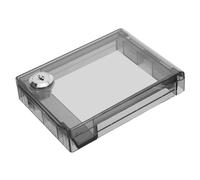 MUCKLILY Boîtier Étanche pour Interrupteur 86 Serrure, Protection de Prise Électrique Noire en Abs, Cache Bouton-poussoir Sécurisé pour Commandes de Climatiseur, Usage Intérieur