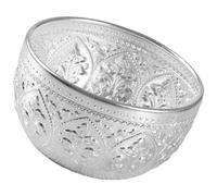 MUCKLILY Bol Étain Thaïlandais Sculpté Bol Décoratif pour Huiles Essentielles pour Salon et Maison Surface Lisse sans Bavure Résistant