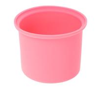 MUCKLILY Bol Silicone 200 Ml pour Chauffe-Cire Épilation Doublure Antiadhésive Rose Bord Relevé Compatible Appareil de Beauté Nettoyage Facile Accessoire Essentiel pour Cire Fondue