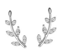 MUCKLILY Boucles D'oreilles Feuilles Grimpeuses Femme, Acier Inoxydable, Finition Plaqué Or, Légères Et Confortables, Bijoux Pour Usage Quotidien Et Présents Élégants