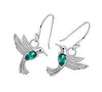 MUCKLILY Boucles D'oreilles Pendantes Oiseaux En Alliage, Boucles D'oreilles Mode Pour Femmes Et Adolescentes, Accessoires Légers Verts, Présent Élégant Pour Usage Quotidien Et Occasions