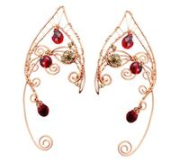 MUCKLILY Boucles Oreilles Elfes Sans Piercing Accessoires De Fée Pour Femmes Oreilles Féeriques Pendantes
