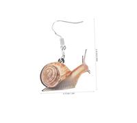 MUCKLILY Boucles Oreilles Escargot Pendantes pour Adolescentes et Femmes Crochets Délicats Style Cadeau Original Femme Bijoux et Légers