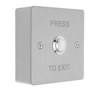 MUCKLILY Bouton-poussoir et Usure Physique Minimale pour Contrôle D'accès de Sortie en Acier Inoxydable Argenté Réponse Rapide pour Écoles et Exposés