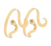 MUCKLILY Bracelet Manchette Serpent Réglable en pour Femme 2Pcs Bijoux Égyptien Accessoire de Mode Élégant pour Mariage et Banquet Design Unique