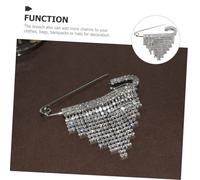 MUCKLILY Broche Cœur avec Épingle Décorative Élégante pour Femme Accessoire de Costume Chic et Portable