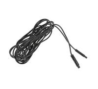 MUCKLILY Câble D'extension 4 Contacts Matériau PVC Noir Interface AV 2,5m, Installation Facile pour Caméra de Recul Voiture pour Dash Cam Avant et Arrière