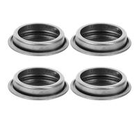 MUCKLILY Cache-trou Évier Inoxydable 27 Mm, Bouchons D’évier Universels, Couvercles Trop-plein Résistants Cuisine, Lot de 4 Pièces, Compatible Distributeur Savonnette, Installation Facile