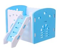 MUCKLILY Cachette Décorative pour Rats et Cachette de Hérisson en PVC Résistant Multifonction pour Hamster et Cochon d'Inde, Refuge Sécurisé pour Petits Animaux