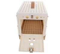 MUCKLILY Cage Pliable pour Pigeons en Plastique Abs Résistante aux Rayures, Facile à Ranger, Transport Domestication des Petits Animaux