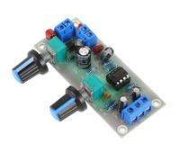 MUCKLILY Carte Préamplificatrice Subwoofer 10-24V Mono Contrôle Volume Rotatif Carte d'Amplification Basse Fréquence pour Home Cinéma Module Audio Stéréo Numérique Non Couleur Aléatoire