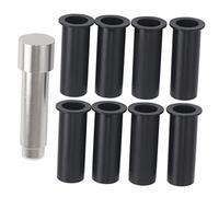 MUCKLILY Charnière De Porte Et Douille De Charnière Kit Insert Pour Porte Double Facile à Installer Retirer