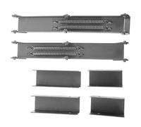 MUCKLILY Charnières pour Table Pliante 6 Pièces - Supports à Ressort Robustes 2 Grandes et 2 Petites Attaches en U - Quincaillerie en Acier Résistante à la Corrosion - Accessoires pour