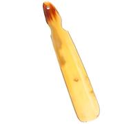 MUCKLILY Chausse-Pied Ergonomique en Corne Naturelle Grand Format 25 CM Chausse-Pied pour Bottes Aide au Chaussage pour Personnes Âgées et Femmes Enceintes Accessoire Pratique de