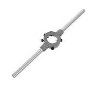 MUCKLILY Clé à Fileter Ronde Réglable 30X11 MM en Acier Robuste Porte-Filière Manuel Antidérapant pour Taraudage et Réparation Outil de Filetage Professionnel pour Atelier Mécanique