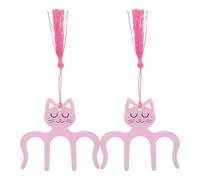 MUCKLILY Clip de Partition Musicale en Acier 2pcs Surface Lisse et Design Chat Cartoon Décoratif pour Piano et Cahier de Musique