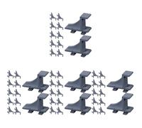 MUCKLILY Clips D'étagère De Congélateur En Plastique 48 Pièces Clips De Support De Réfrigérateur Clips De Renfort D'étagère De Refroidisseur