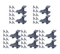 MUCKLILY Clips D'étagère De Congélateur En Plastique 60 Pièces Clips De Support De Réfrigérateur Clips De Renfort D'étagère De Refroidisseur