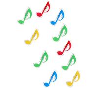 MUCKLILY Clips Porte-partitions en Plastique Forme Notes de Musique 10 Pièces pour Fixer Pages de Partitions pour Lectures et Notes de Sermon