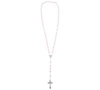 MUCKLILY Collier De Perles De Chapelet Chaîne De Cou De Prière Collier Religieux Pour Femme