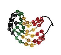 MUCKLILY Collier Femme Style Rétro Pendentif Noix De Perles Bois Tricotées Main Plage Dames Filles Modèle