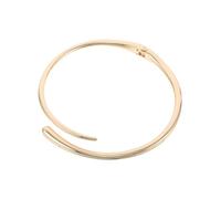 MUCKLILY Collier Ras Du Cou Géométrique Minimaliste En Métal Poli, Manchette Ouverte à Ressort Pour Femme, Style Punk Moderne, Accessoire Été Plage, Taille Ajustable