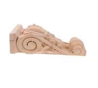 MUCKLILY Corbeaux en Décoratifs pour Meubles 10 * 18 * 5.5cm Moulure Sculptée Style Européen Appliques pour Décoration Intérieure pour Salon Et Mariage