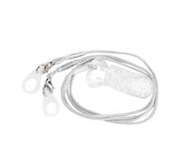 MUCKLILY Corde Anti-Perte pour Prothèses Auditives Cordon Suspendre Bte Portable Lanière Sécurisée Accessoire pour Seniors Utilisation Quotidienne Protection 3 Étuis en Silicone