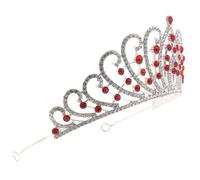 MUCKLILY Couronne de Mariée Baroque Couronne de Femme et Résistante pour Mariage Fête et Performance