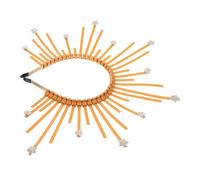 MUCKLILY Couronne Déesse Sunburst pour Femme Bandeau Décoratif Élégant pour Cosplay Festivals et Soirées à Thème