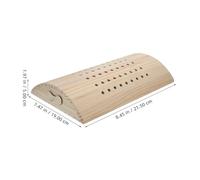MUCKLILY Coussin Lombaire Ergonomique avec Moxibustion Apaisante Oreiller Cervical Confortable pour Sommeil et Détente Compact pour Maison et Massage