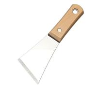 MUCKLILY Couteau à Mastic Incliné en Acier Inoxydable Poli Lame Pratique pour Grattage et Décollage Outil Portable Multifonction pour Peinture et Rénovation Usage Professionnel et