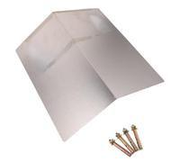 MUCKLILY Couvercle Anti-Pluie pour Caméra de Sécurité en Acier Inoxydable Support Mural d'angle Protection pour Caméra Dôme Dimensions Small Usage Extérieur et Surveillance Météo