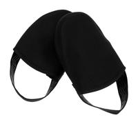 MUCKLILY Couvre-Chaussures de Vélo Hiver, Demi-Semelle, Protection Orteils | Tissu Noir, Semelle Ouverte, Sangle au Talon, pour Vtt et Route en Saison Froide Couleur Aléatoire