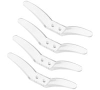 MUCKLILY Crochets De Remplacement pour Stores Enrouleurs 4 Pièces Taquets Transparants pour Cordon De Store Fixation Facile Accessoires De Stores pour Fenêtres