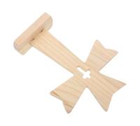 MUCKLILY Croix en Bois Design Rustique Spirituel 5 Pièces Décorative Vintage Stable Dimensions 19,3x14,4x4 Cm, pour Halloween et Baptême pour Centre de Table