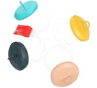 MUCKLILY Cuiseur à Œufs Vapeur Créatif pour Micro-ondes, Lot de 4 Moules en Matériau Résistant la Chaleur Pinceau, pour Bébé Cuisine Maison, Facile à Nettoyer Couleur Couleur Aléatoire