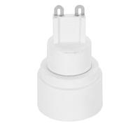 MUCKLILY Douille Blanc en Céramique de Lampe Convertisseur Ampoule E14 Résistant la Chaleur Compatible 110-230v pour Maison et Centre Commercial